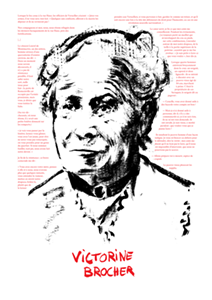 Affiche Victorine Brocher