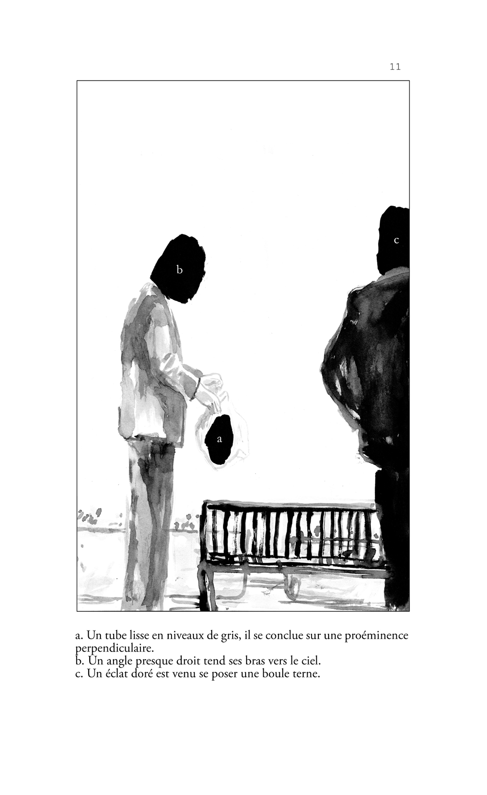 la vase noire dans loeil nuit