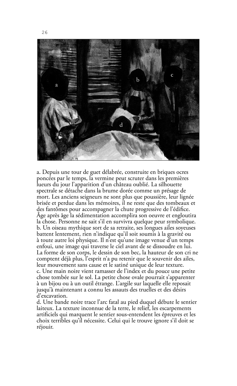 la vase noire dans loeil nuit