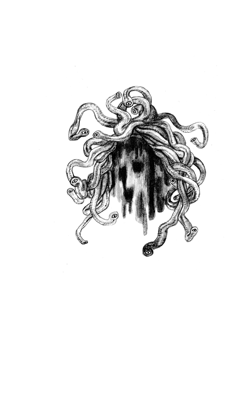 la vase noire dans loeil nuit